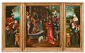 Adriaen van Overbeke - Triptych with Ecce Homo - image-1