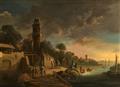 Peter von Bemmel - Two Landscapes at Sunrise and Sunset - image-2