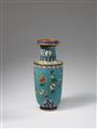 A large cloisonné enamel rouleau vase. Early 19th century - image-5