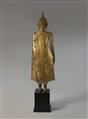 Sehr große Figur eines Buddha. Bronze, vergoldet. Thailand. Ratanakosin. Frühes 19. Jh. - image-2