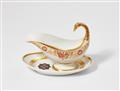 A Berlin KPM porcelain sauce boat from the dinner service with the order of Henry the Lion - image-1