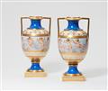 A pair of Berlin KPM porcelain vases with amoretti - image-2