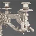 A pair of large Empire Berlin silver candelabra - image-2