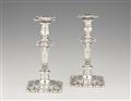A pair of Berlin silver candlesticks for the Prussian royal house - image-1