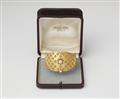 An 18k gold diamond cuff bangle - image-4