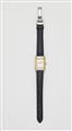 A bicolour manual winding reversible Jaeger LeCoulte Reverso ladies wristwatch - image-1