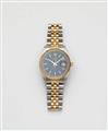 An 18k yellow gold and stainless steel automatic Rolex datejust gentleman's wristwatch. - image-1