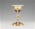 A Parisian silver gilt communion chalice and patene - image-2
