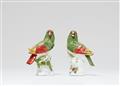 A pair of Meissen porcelain parrots - image-1