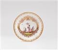 A Meissen porcelain chamberstick and saucer - image-2