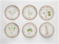 Six Royal Copenhagen Flora Danica dessert plates - image-1