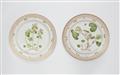 A pair of round Royal Copenhagen Flora Danica serving platters - image-1