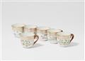 Six Royal Copenhagen Flora Danica mocca cups and saucers - image-1