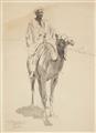 Wilhelm Kuhnert - Orientale auf einem Kamel reitend - image-1