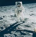 NASA - Astronaut Edwin E. Aldrin Jr. walks on the surface of the moon near the leg of the Lunar Module "Eagle", Apollo 11 - image-1