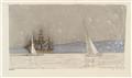 Lyonel Feininger - Dreimaster und Segelboote vor der Küste - image-1