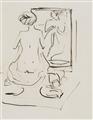 Ernst Ludwig Kirchner - Weiblicher Akt vor Spiegel - image-1