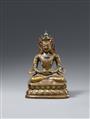 A Sino-tibetan bronze figure of Amitayus. 18th century - image-1