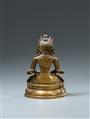 A Sino-tibetan bronze figure of Amitayus. 18th century - image-2