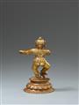 An Orissa copper alloy figure of a dancing Krishna. Eastern India. 17th century or earlier - image-2