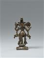 An Indian copper alloy figure of Venugopala. Probably 17th century - image-2