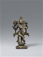 An Indian copper alloy figure of Venugopala. Probably 17th century - image-1