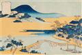 Katsushika Hokusai - Vollmond über Senki - image-1