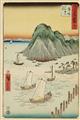 Utagawa Hiroshige - Segelschiffe bei Imagiri - image-2