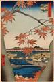Utagawa Hiroshige - Blick durch Ahornbaum - image-1