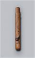 A bamboo veneer kiseruzutsu. Late 19th century - image-1