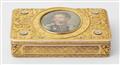 A German 14k four colour gold box with portrait of the electoral prince and landgrave Wilhelm II von Hessen. - image-3