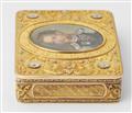 A German 14k four colour gold box with portrait of the electoral prince and landgrave Wilhelm II von Hessen. - image-4