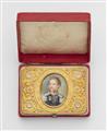 A German 14k four colour gold box with portrait of the electoral prince and landgrave Wilhelm II von Hessen. - image-1