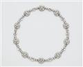 An important Art Déco platinum 18k gold and diamond necklace. - image-1