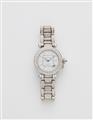 An 18k white gold and diamond set automatic Cartier Pasha wristwatch. - image-2