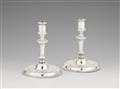 A pair of candlesticks from the Dresden court silver - image-1