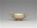A small Augsburg silver gilt two handled bowl - image-1