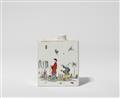 A Meissen porcelain tea caddy with Chinoiseries - image-2