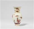 A small Meissen porcelain Augustus Rex vase with Chinoiseries - image-4