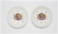 A rare pair of Meissen porcelain dishes from the dinner service for Count Sulkowski - image-1