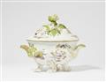 An oval Meissen porcelain tureen with vegetable motifs from the dinner service for Count Heinrich Brühl - image-2