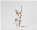 A Nymphenburg porcelain figure of Fama with a trumpet - image-4