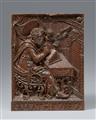 Bavaria 1st quarter 17th century - A carved wood relief of St Matthew, Bavaria, 1st quarter 17th century - image-1