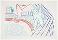 David Hockney - My Pool and Terrace (From: Eight by Eight to Celebrate the Temporary Contemporary) - image-1