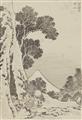 Katsushika Hokusai - Black and white illustrations from the album Fugaku hyakkei - image-38