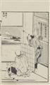 Katsushika Hokusai - Black and white illustrations from the album Fugaku hyakkei - image-11