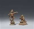 Two South Indian copper alloy figures of Bala Krishna. 18th/19th century - image-1