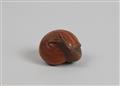 A box wood netsuke of a snail. Ise-Yamada school. 19th century - image-3