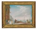 Merry company on a terrace by the sea in Naples
Johann Wolfgang Baumgartner, Augsburg, around 1740. - image-1