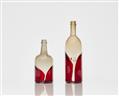 Zwei Flaschen 'Pavoni' 
Venini & C., Murano, der Entwurf Tapio Wirkkala, die Ausführung 1982. - image-1